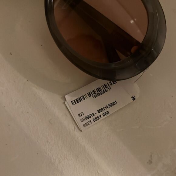 CHLOE Grey Transparent/Rose Oval Biobased Material sunglasses - Picture 12 of 15